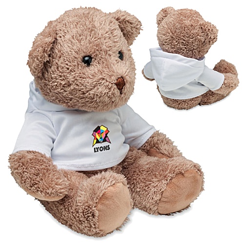 John 25cm Teddy Bear with Hoody Main Image