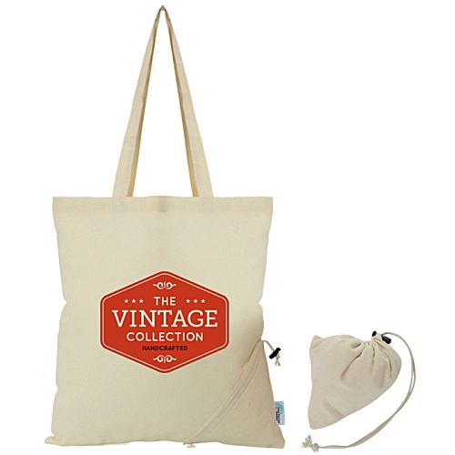 Eccleston Recycled Cotton Foldable Shopper Main Image