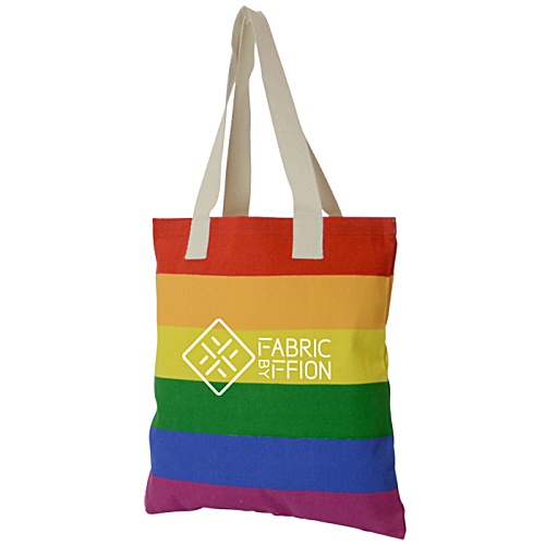 Hegarty Canvas Rainbow Tote - Printed Main Image