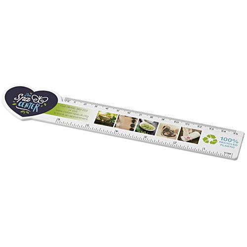 DISC Tait Recycled 15cm Heart Shaped Ruler Main Image