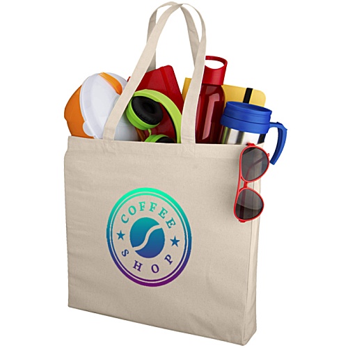 Odessa Cotton Tote - Natural - Digital Print Main Image