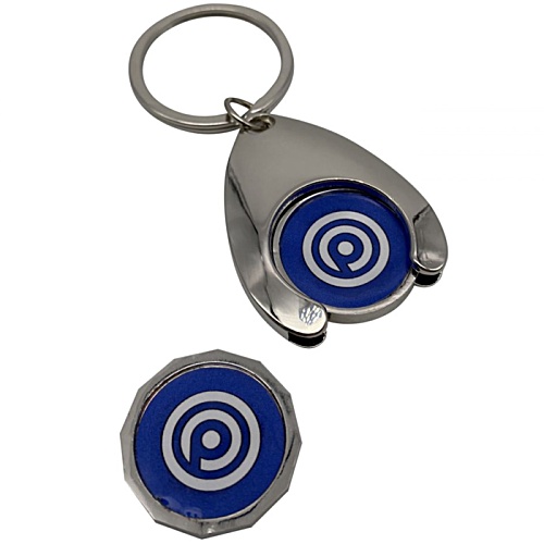 Wishbone Trolley Coin Keyring Main Image