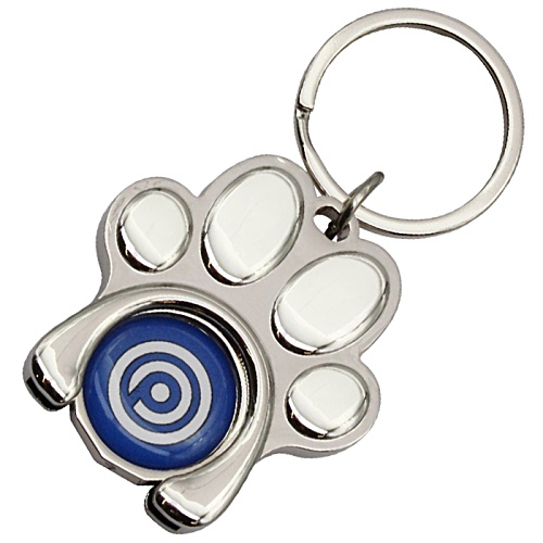 Paw Trolley Coin Keyring Main Image