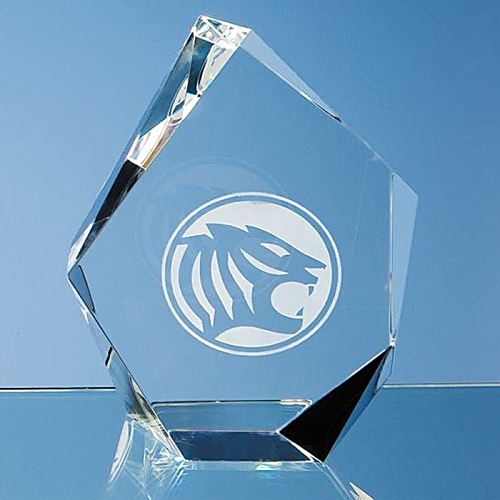 130-mm Optical Crystal Facet Iceberg Award Main Image