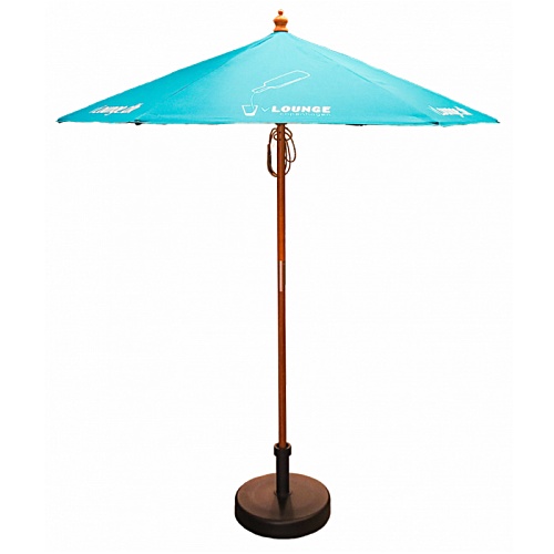 2m Wooden Parasol Main Image