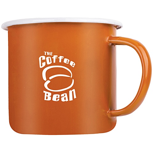 285ml Enamel Mug - Bright Colours - Budget Print Main Image