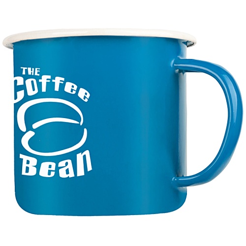 285ml Enamel Mug - Bright Colours - Wrap-Around Print Main Image