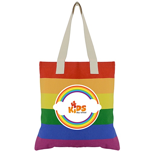 Hegarty Canvas Rainbow Tote - Digital Print Main Image