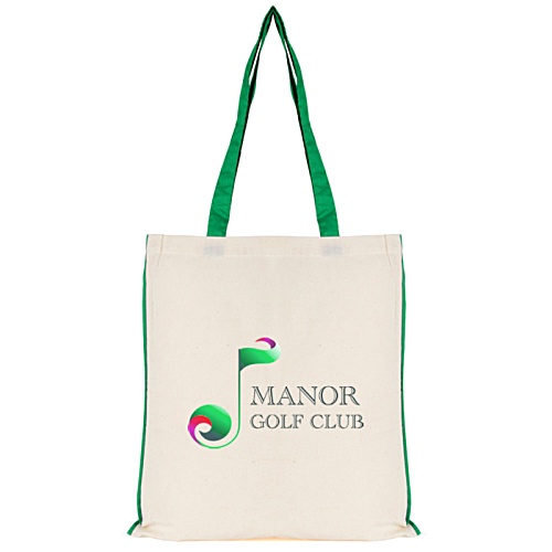 Adelaide Contrast Trim Cotton Shopper - Digital Print Main Image