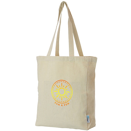Dunham 10oz Recycled Cotton Tote - Digital Print Main Image