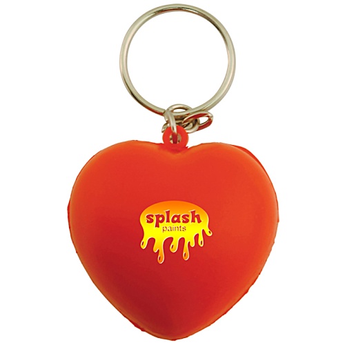 Stress Heart Keyring - Digital Print Main Image