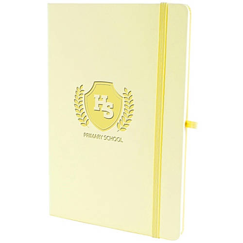 DISC A5 Soft Touch Pastel Notebook - Debossed Main Image