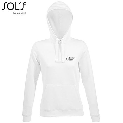 SOL's Spencer Women's Hoodie - White - Printed Main Image