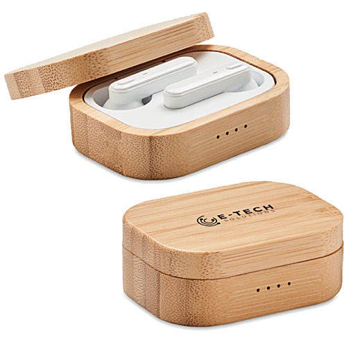 Jazz Bamboo Wireless Earbuds Main Image