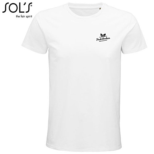 SOL's Pioneer Organic Cotton T-Shirt - White Main Image