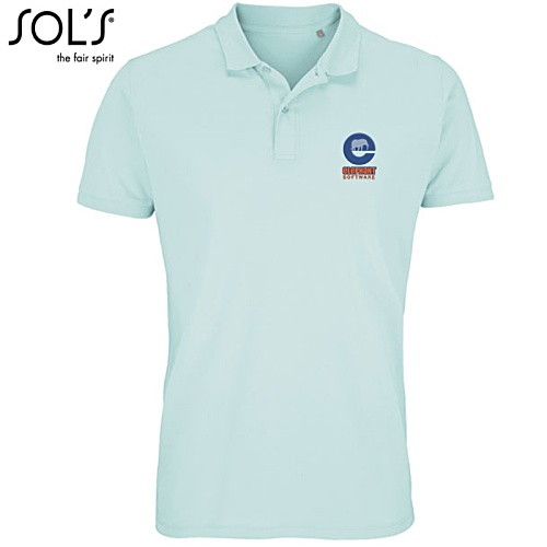 SOL's Planet Organic Cotton Polo - Colours - Embroidered Main Image