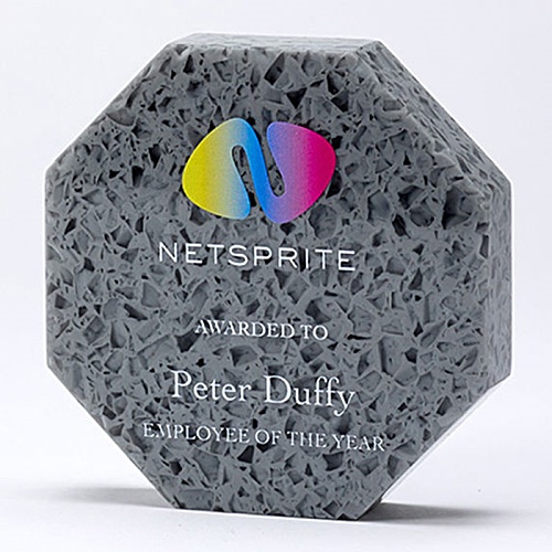 100-mm Recycled Acrylic Octagon Award Main Image
