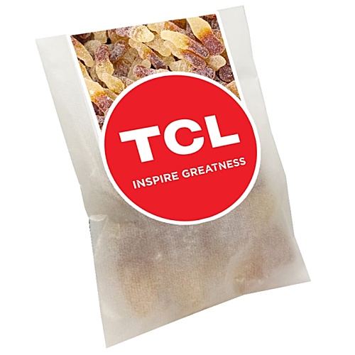 Logo Sweet Pack - 50g Fizzy Cola Bottles Main Image