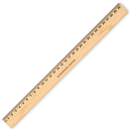 DISC Baris 30-centimetre Bamboo Ruler Main Image