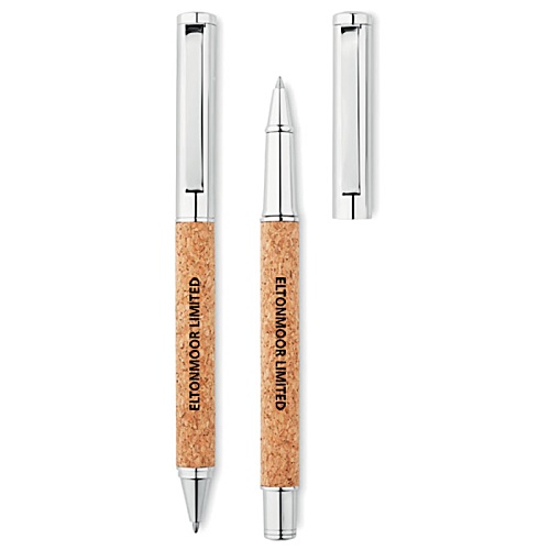 Quercus Cork Pen Set Main Image