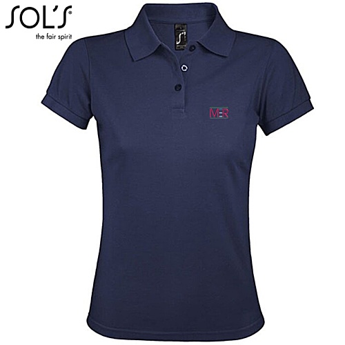 SOL's Women's Prime Polo - Colour - Embroidered Main Image