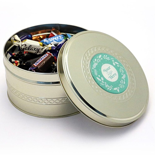 Gold Treat Tin - Celebrations Main Image