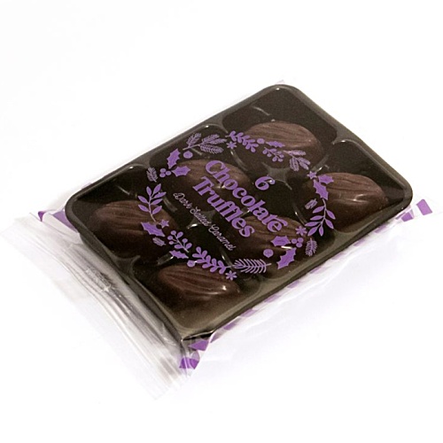 Flow Wrapped Tray - Dark Salted Caramel Truffles Main Image