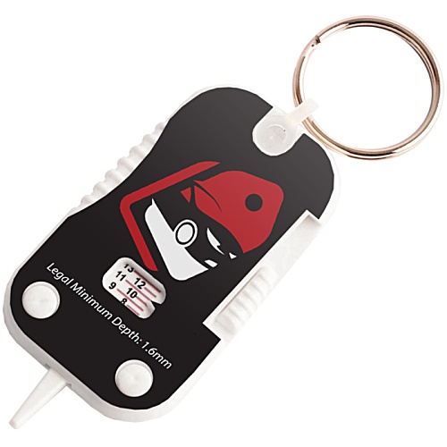 Select Recycled Tyre Depth Gauge - White Main Image