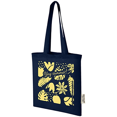 Madras Recycled Cotton Shopper - Colours - Printed Main Image