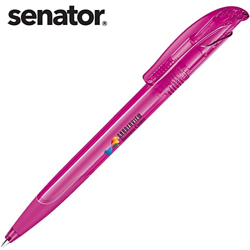 Senator® Challenger Clear Grip Pen - Digital Print Main Image