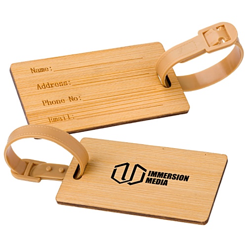 Vacanza Bamboo Luggage Tag Main Image