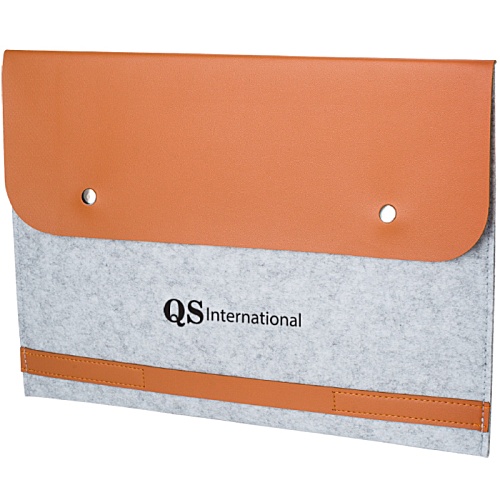 DISC Dexter Recycled Felt Laptop Pouch Main Image