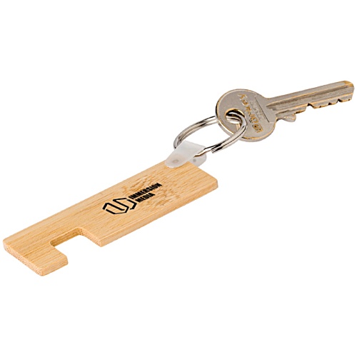 DISC Bamboo Key And Phone Holder Main Image