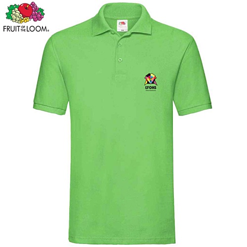 Fruit of the Loom Premium Polo Shirt - Digital Printed Main Image