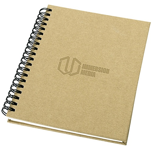 Mendel Recycled Paper Notebook - Debossed Main Image