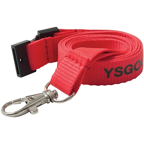 15mm Flat Polyester Lanyard Main Image