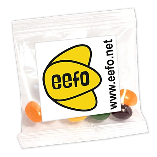 Mini Bag - 6g Gourmet Jelly Beans - White Sticker Main Image