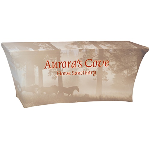 6-foot Ultrafit Table Cloth - Open Back - Digital Print Main Image