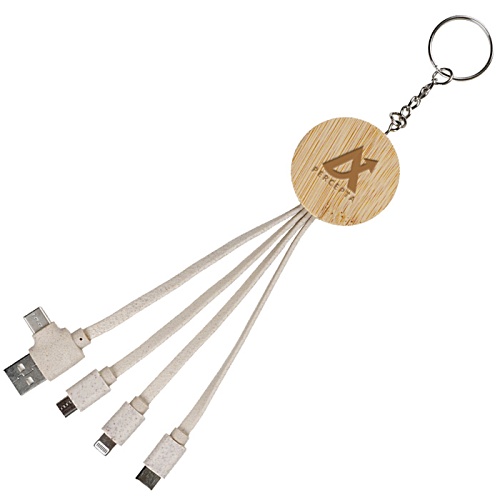 Wheatly Charger Keyring - Round - Engraved - 1 Day Main Image