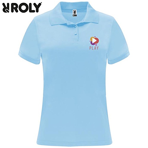 Monzha Women's Sport Polo - Digital Print Main Image