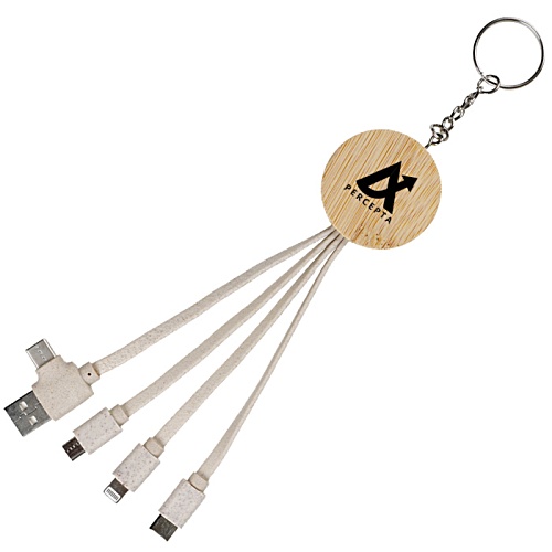 Wheatly Charger Keyring - Round - Printed - 3 Day Main Image