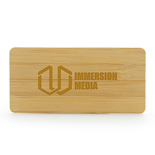 Bamboo Badge - Engraved Main Image