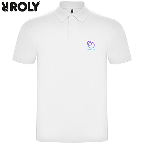 Austral Polo - White - Digital Print Main Image
