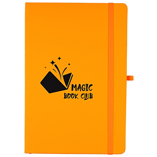 A5 Soft Touch Neon Notebook - Printed Main Image