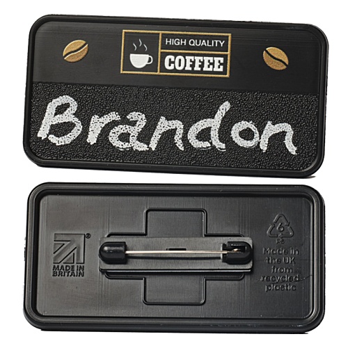 Chalkboard Name Badge - Low Window Main Image