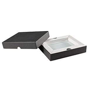 Additional Image 2 - a black box with a white lid