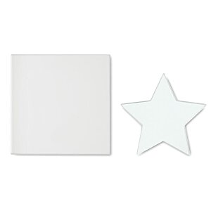 Additional Image 3 - a white square and a white star