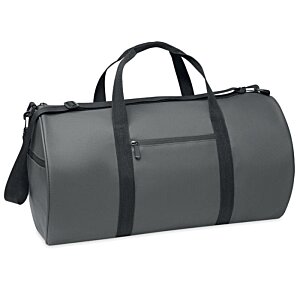 Additional Image 2 - a black duffel bag with straps