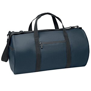 Additional Image 3 - a blue duffel bag with black straps