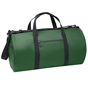 Additional Image 4 - a green duffel bag with black straps